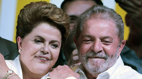Former president Luiz Inacio Lula da Silva and Brazilian President Dilma Rousseff. ©&nbsp;Reuters